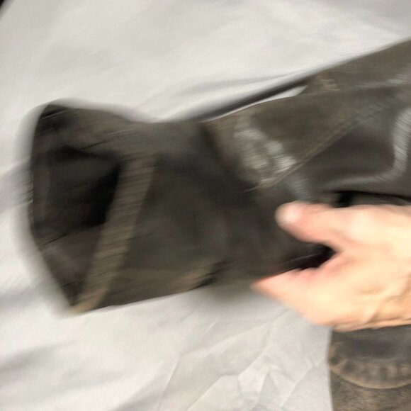 Marc New York Mens Mens Moto Leather Jaket Size XL Full Zip Biker Quilted Brown - Picture 14 of 16